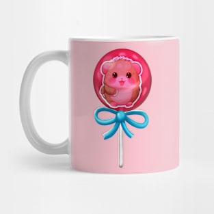 Hamster Sticker Lollipop Mug